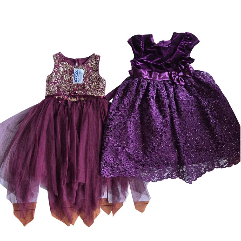 Girls Elegant Dress Lot of 2 Size 4T And 5